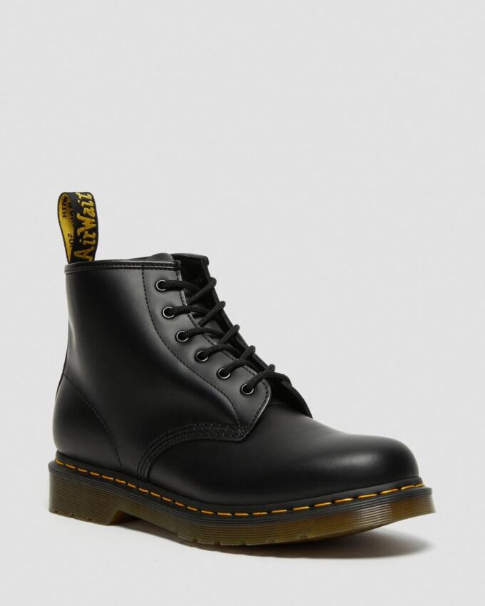 101 Bottines en Smooth Leather avec coutures jaunes 101 Bottines en Smooth Leather avec coutures jaunes