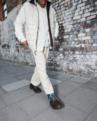101 Fabriquées en Angleterre Bottines en daim avec détails métalliques