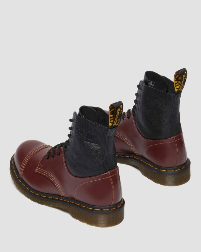 1460 / 1461 MM6 Bottes en cuir à embout en acier 1460 / 1461 MM6 Bottes en cuir à embout en acier