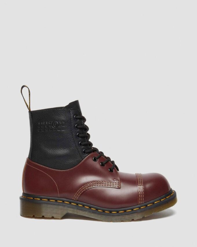 1460 / 1461 MM6 Bottes en cuir à embout en acier 1460 / 1461 MM6 Bottes en cuir à embout en acier