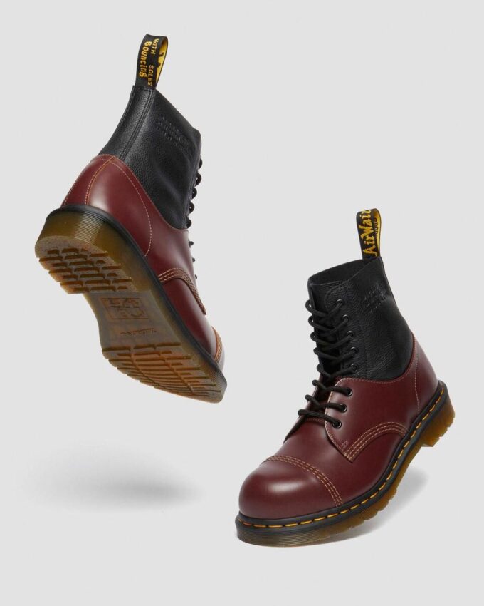 1460 / 1461 MM6 Bottes en cuir à embout en acier 1460 / 1461 MM6 Bottes en cuir à embout en acier