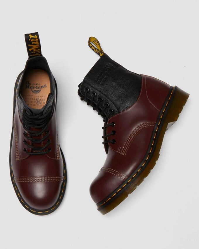 1460 / 1461 MM6 Bottes en cuir à embout en acier 1460 / 1461 MM6 Bottes en cuir à embout en acier