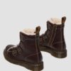 1460 Bottes en cuir à lacets doublées de fausse fourrure 1460 Bottes en cuir à lacets doublées de fausse fourrure