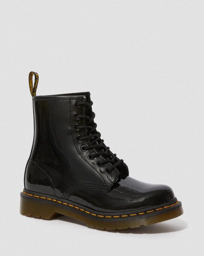 1460 Bottes à lacets en Patent Leather pour femmes 1460 Bottes à lacets en Patent Leather pour femmes
