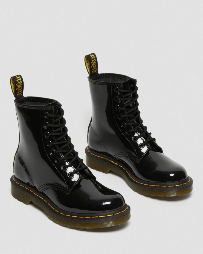 1460 Bottes à lacets en Patent Leather pour femmes 1460 Bottes à lacets en Patent Leather pour femmes