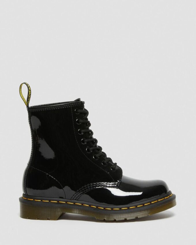 1460 Bottes à lacets en Patent Leather pour femmes 1460 Bottes à lacets en Patent Leather pour femmes