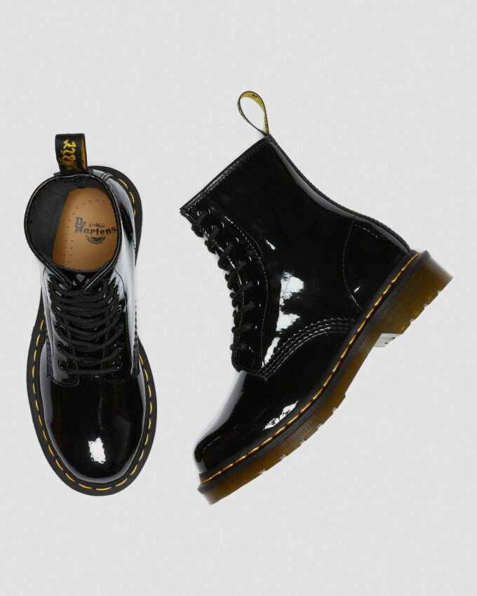 1460 Bottes à lacets en Patent Leather pour femmes 1460 Bottes à lacets en Patent Leather pour femmes