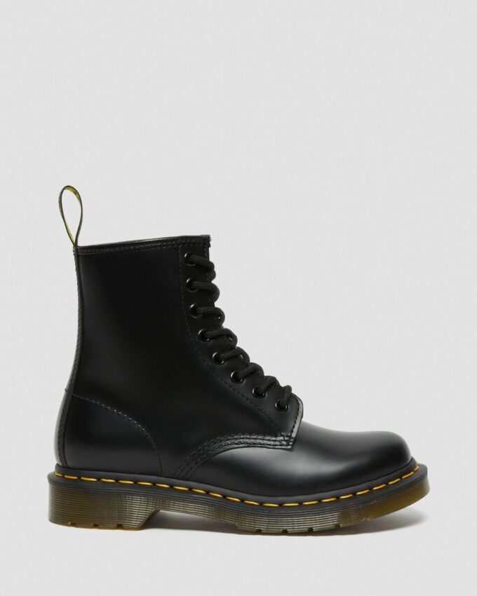 1460 BOTTES À LACETS EN SMUH LEATHER POUR FEMMES 1460 BOTTES À LACETS EN SMUH LEATHER POUR FEMMES