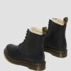 1460 Bottines à lacets doublées de fausse fourrure pour femme 1460 Bottines à lacets doublées de fausse fourrure pour femme
