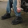 1460 Bottines à lacets en daim embossé fabriquées en Angleterre 1460 Bottines à lacets en daim embossé fabriquées en Angleterre