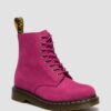 1460 Bottines à lacets en nubuck foulé 1460 Bottines à lacets en nubuck foulé