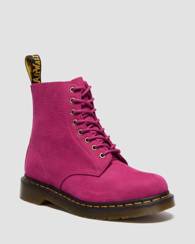 1460 Bottines à lacets en nubuck foulé 1460 Bottines à lacets en nubuck foulé