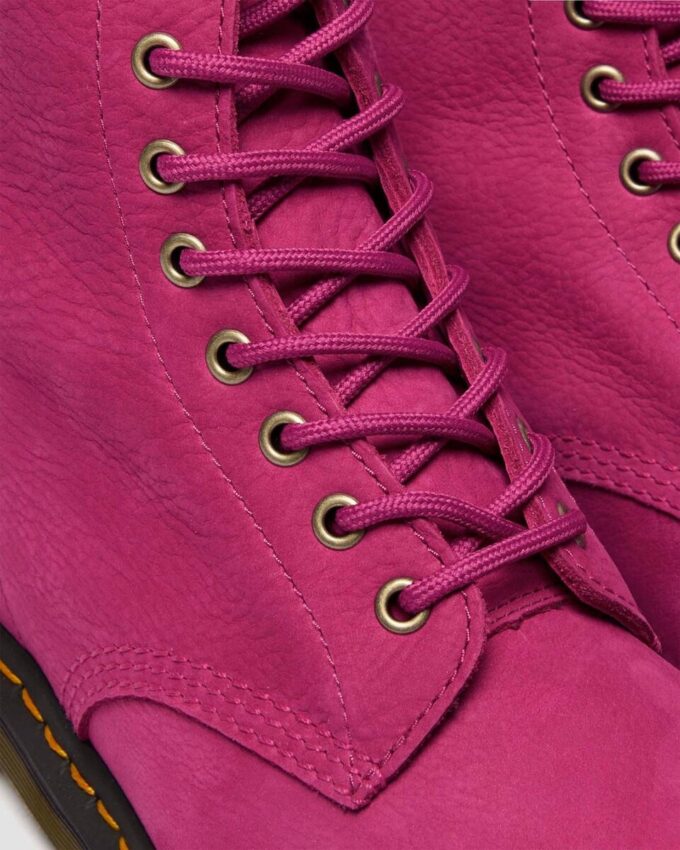 1460 Bottines à lacets en nubuck foulé 1460 Bottines à lacets en nubuck foulé