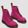 1460 Bottines à lacets en nubuck foulé 1460 Bottines à lacets en nubuck foulé
