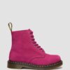 1460 Bottines à lacets en nubuck foulé 1460 Bottines à lacets en nubuck foulé