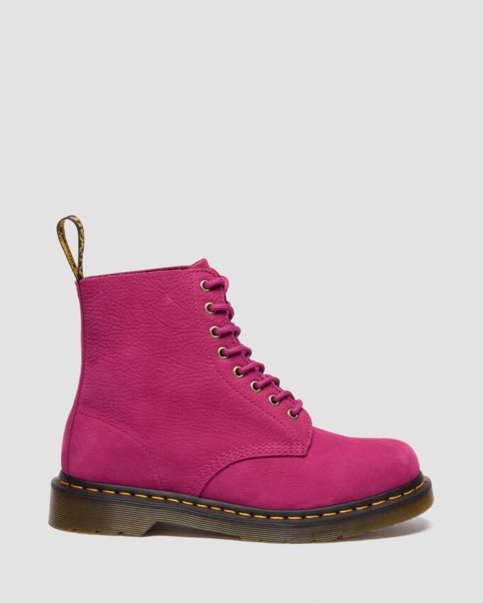 1460 Bottines à lacets en nubuck foulé 1460 Bottines à lacets en nubuck foulé