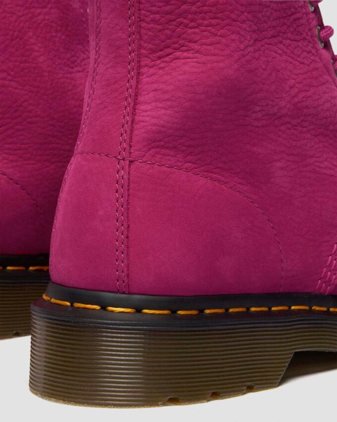 1460 Bottines à lacets en nubuck foulé 1460 Bottines à lacets en nubuck foulé