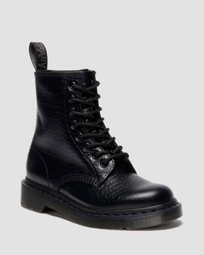 1460 CROCO Bottes en cuir gaufré croco 1460 CROCO Bottes en cuir gaufré croco