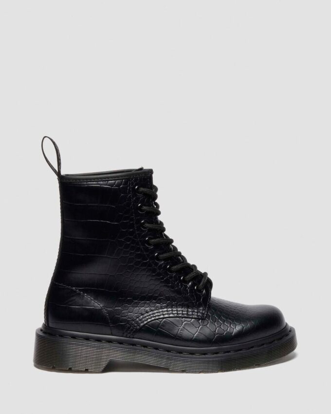 1460 CROCO Bottes en cuir gaufré croco 1460 CROCO Bottes en cuir gaufré croco