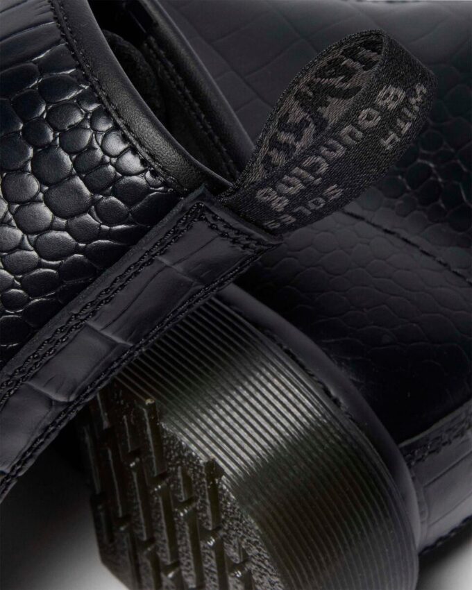 1460 CROCO Bottes en cuir gaufré croco 1460 CROCO Bottes en cuir gaufré croco