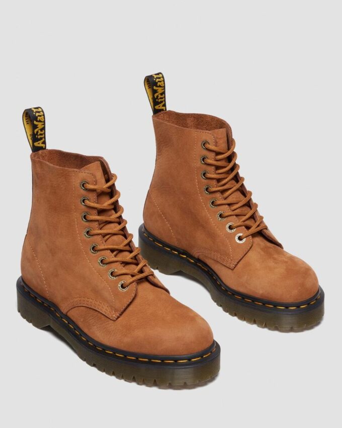 1460 Pascal Bex Bottines à lacets en nubuck souple 1460 Pascal Bex Bottines à lacets en nubuck souple