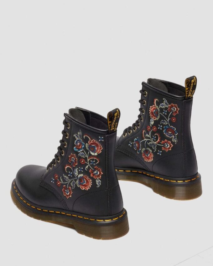 1460 VONDA TF Bottines à lacets en cuir recyclé à imprimé floral 1460 VONDA TF Bottines à lacets en cuir recyclé à imprimé floral