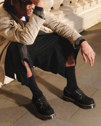 1461 Bex Chaussures Oxford en daim embossé fabriquées en Angleterre