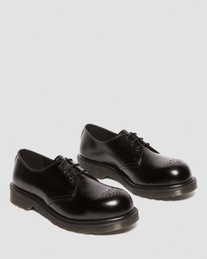 1461 Chaussures à bout en acier en cuir aniline 1461 Chaussures à bout en acier en cuir aniline