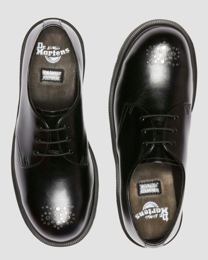1461 Chaussures à bout en acier en cuir aniline 1461 Chaussures à bout en acier en cuir aniline
