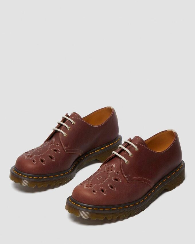 1461 Chaussures Oxford en daim Desert Oasis fabriquées en Angleterre