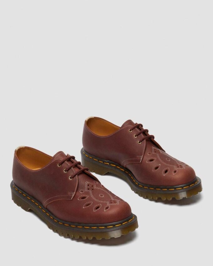1461 Chaussures Oxford en daim Desert Oasis fabriquées en Angleterre
