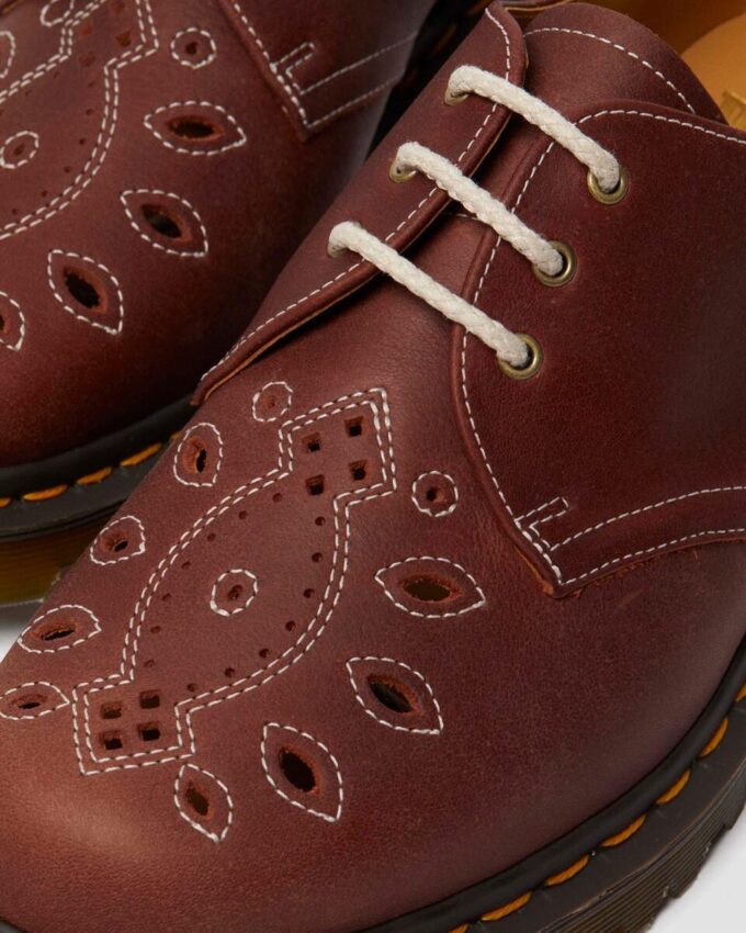 1461 Chaussures Oxford en daim Desert Oasis fabriquées en Angleterre