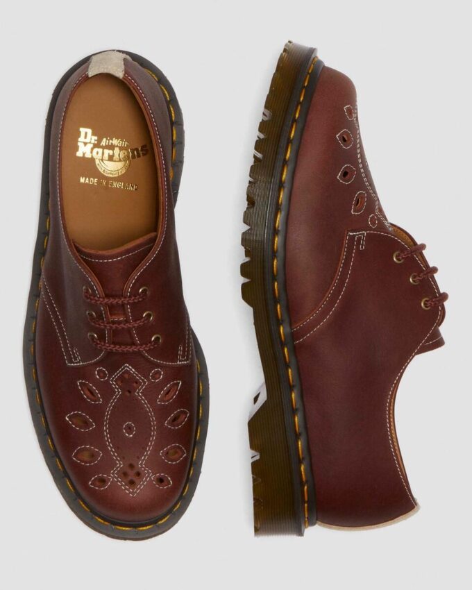 1461 Chaussures Oxford en daim Desert Oasis fabriquées en Angleterre