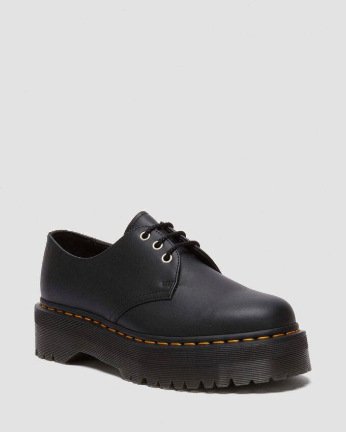 1461 Chaussures Oxford à plateforme en cuir recyclé Genix Nappa Leather 1461 Chaussures Oxford à plateforme en cuir recyclé Genix Nappa Leather