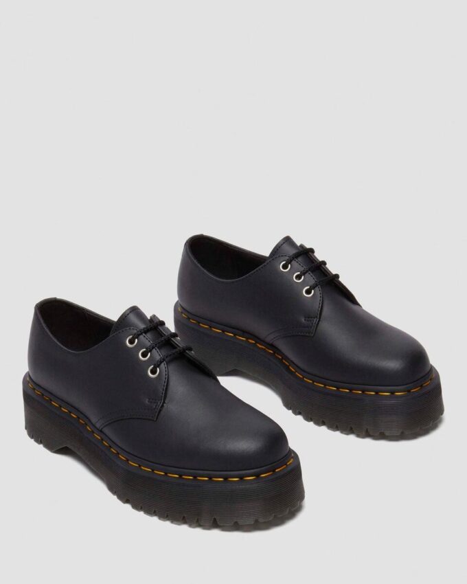 1461 Chaussures Oxford à plateforme en cuir recyclé Genix Nappa Leather 1461 Chaussures Oxford à plateforme en cuir recyclé Genix Nappa Leather