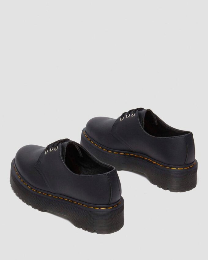 1461 Chaussures Oxford à plateforme en cuir recyclé Genix Nappa Leather 1461 Chaussures Oxford à plateforme en cuir recyclé Genix Nappa Leather