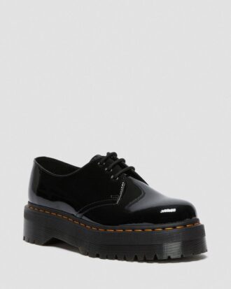 1461 Chaussures Oxford à plateforme en Patent Leather