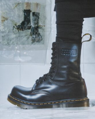 1490 / 1461 MM6 Bottines à lacets en cuir