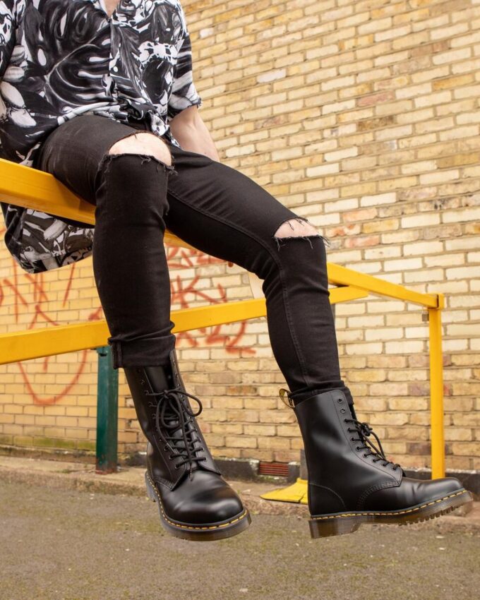 1490 Bottes mi-mollet en Smooth Leather 1490 Bottes mi-mollet en Smooth Leather