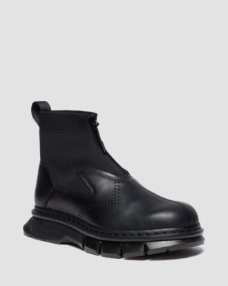 14XX BOTTES À FERMETURE ÉCLAIR QUBIST Bottes à fermeture éclair en cuir souple