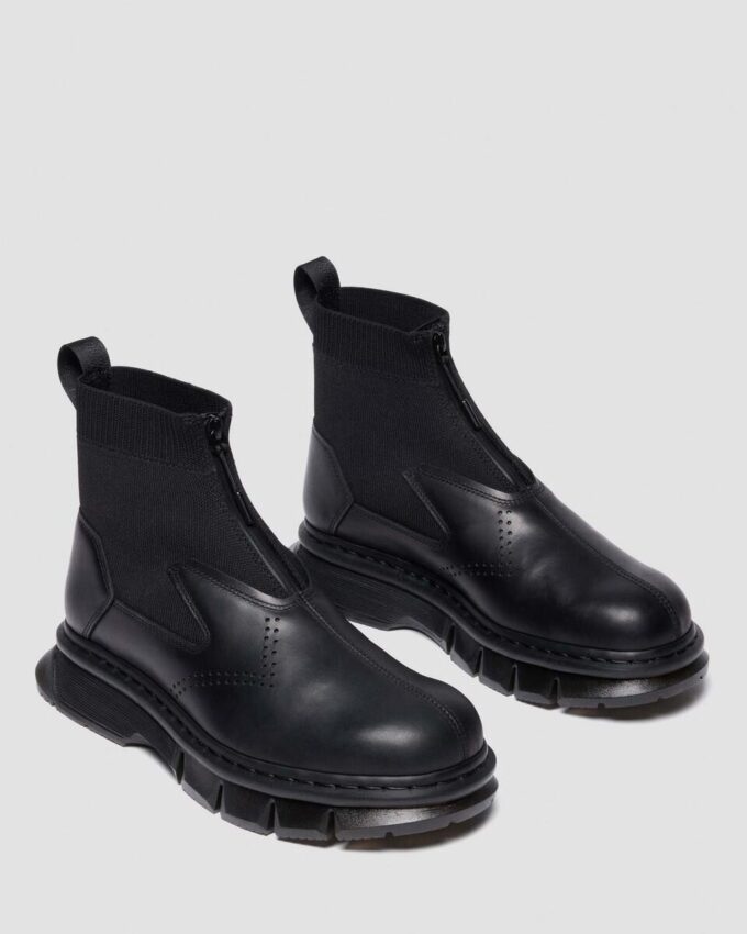 14XX BOTTES À FERMETURE ÉCLAIR QUBIST Bottes à fermeture éclair en cuir souple 14XX BOTTES À FERMETURE ÉCLAIR QUBIST Bottes à fermeture éclair en cuir souple