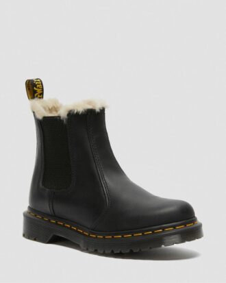 2976 Chelsea Boot pour femmes doublée de fausse fourrure