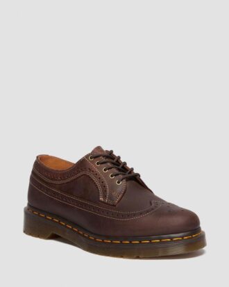 3989 Chaussures brogues en cuir Crazy Horse