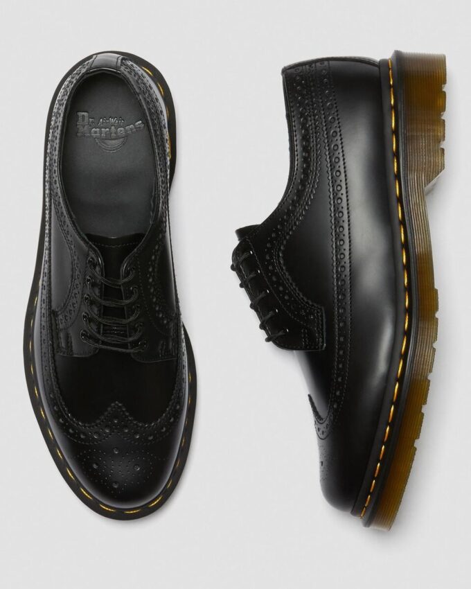 3989 Chaussures brogues en Smooth Leather à coutures jaunes 3989 Chaussures brogues en Smooth Leather à coutures jaunes