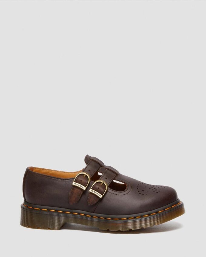 8065 Chaussures Mary Jane en cuir Crazy Horse 8065 Chaussures Mary Jane en cuir Crazy Horse