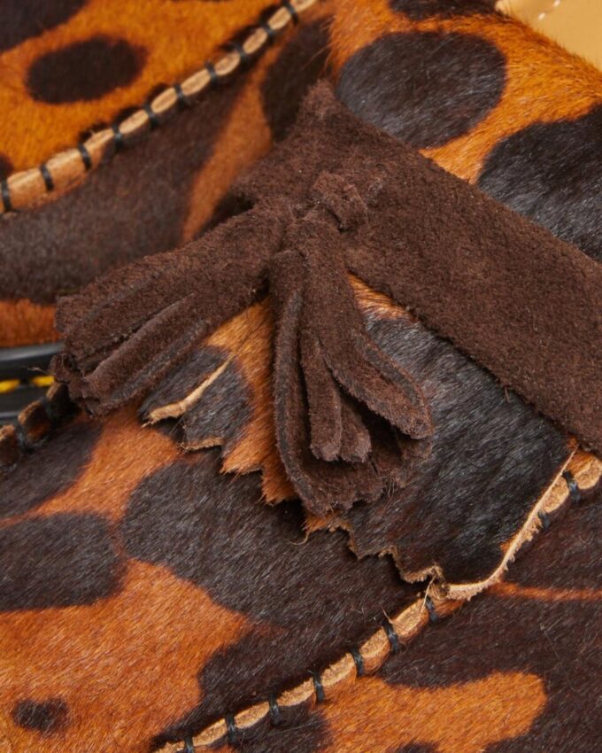 Adrian Made in England Mocassins à pompons en cuir Adrian Made in England Mocassins à pompons en cuir