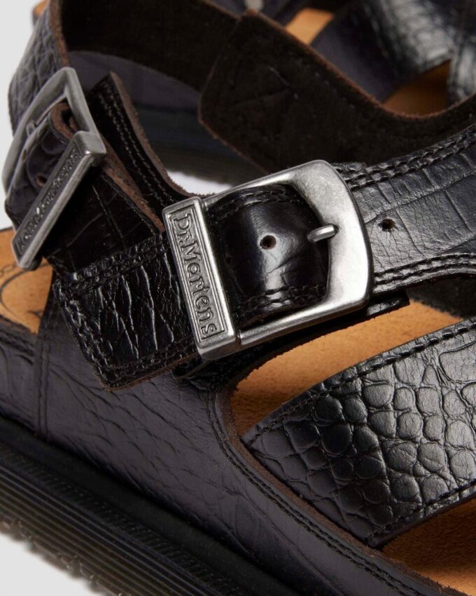 Archive Fisherman Sandales en cuir crocodile Analine Archive Fisherman Sandales en cuir crocodile Analine