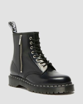 Bottes 1460 Bex Smooth Leather à lacets et fermeture éclair