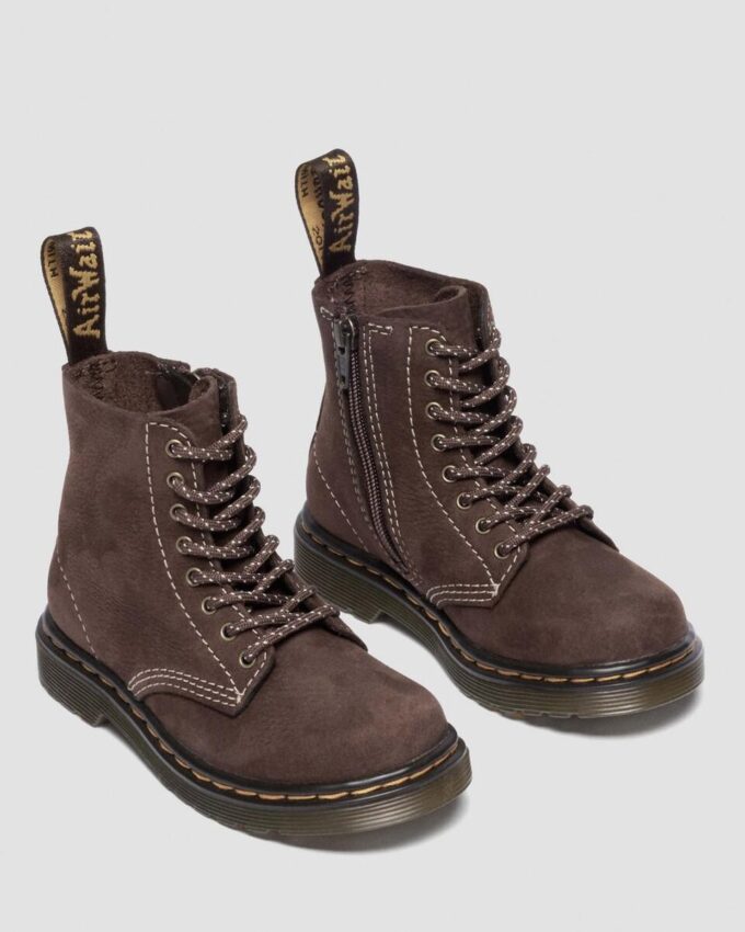Bottes 1460 en nubuck vieilli pour tout-petits Bottes 1460 en nubuck vieilli pour tout-petits