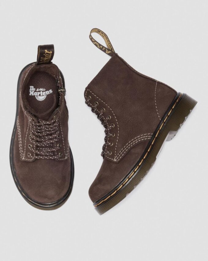 Bottes 1460 en nubuck vieilli pour tout-petits Bottes 1460 en nubuck vieilli pour tout-petits